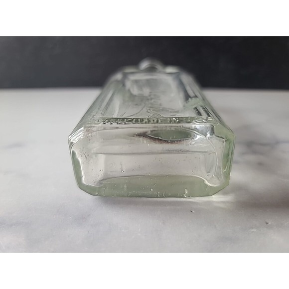 Rawleighs Glass Bottle Embossed Printing 8.5 Inches Tall pharma USA Vtg Medicine - Picture 6 of 10